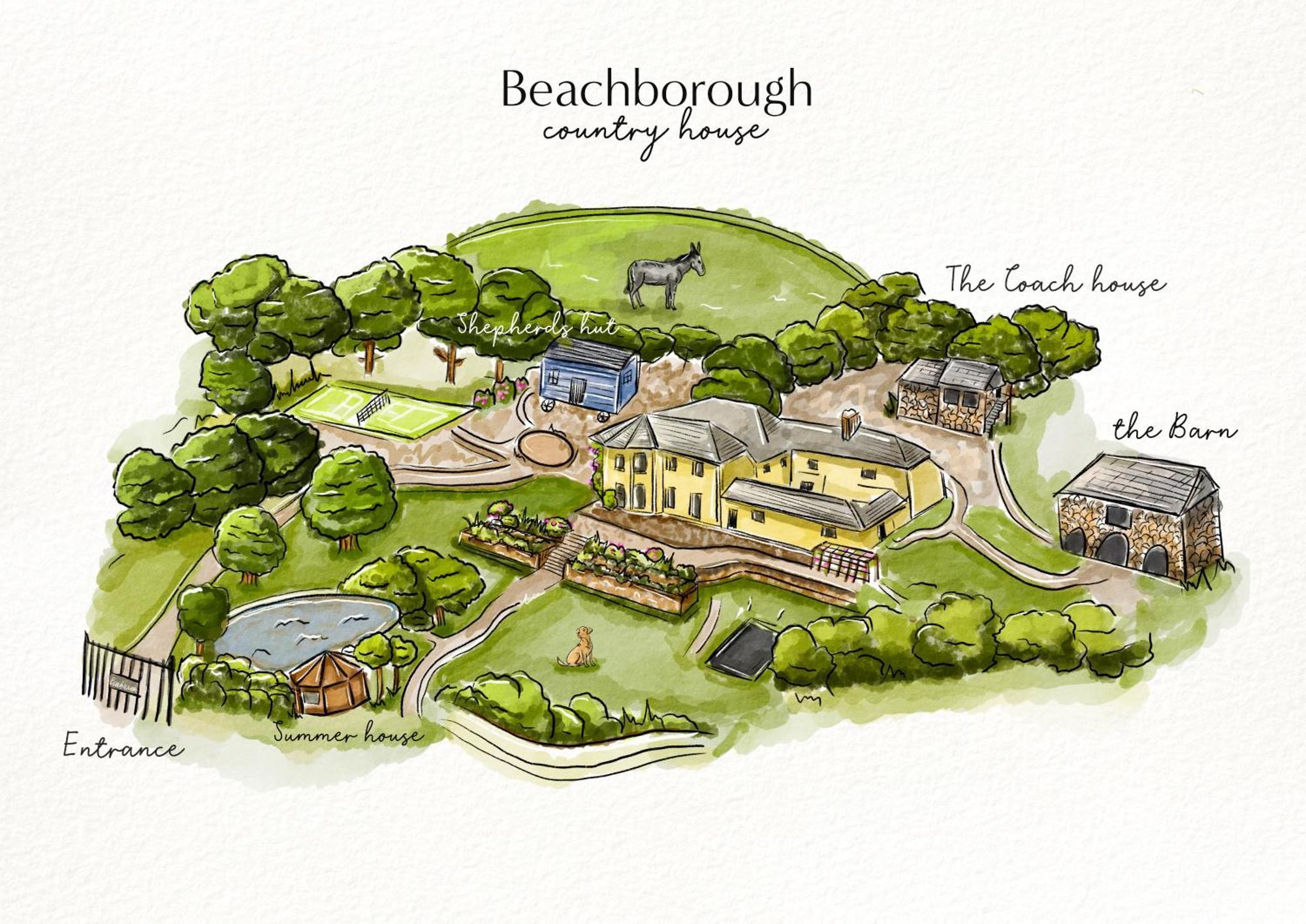 Beachborough Country House 반스테이플 외부 사진